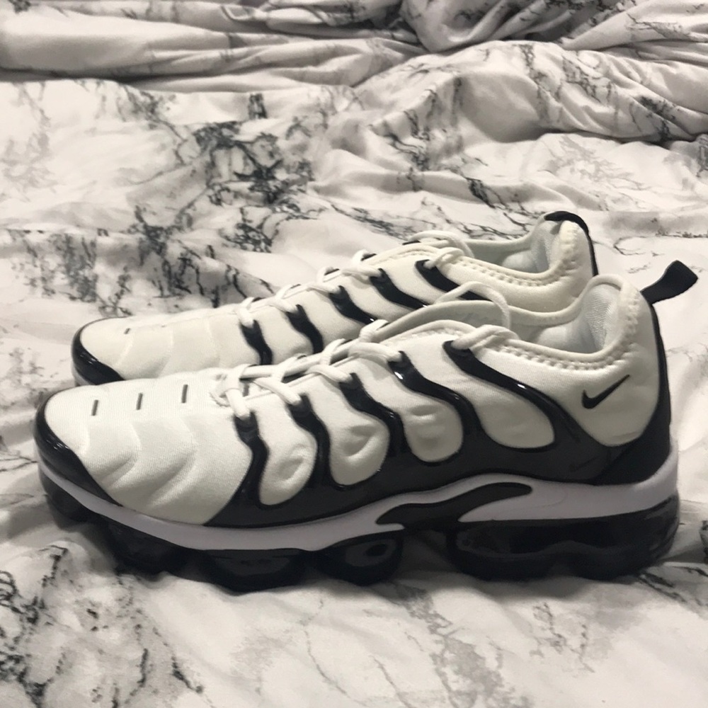 Nike air vapor max plus white/black shoes 10 men